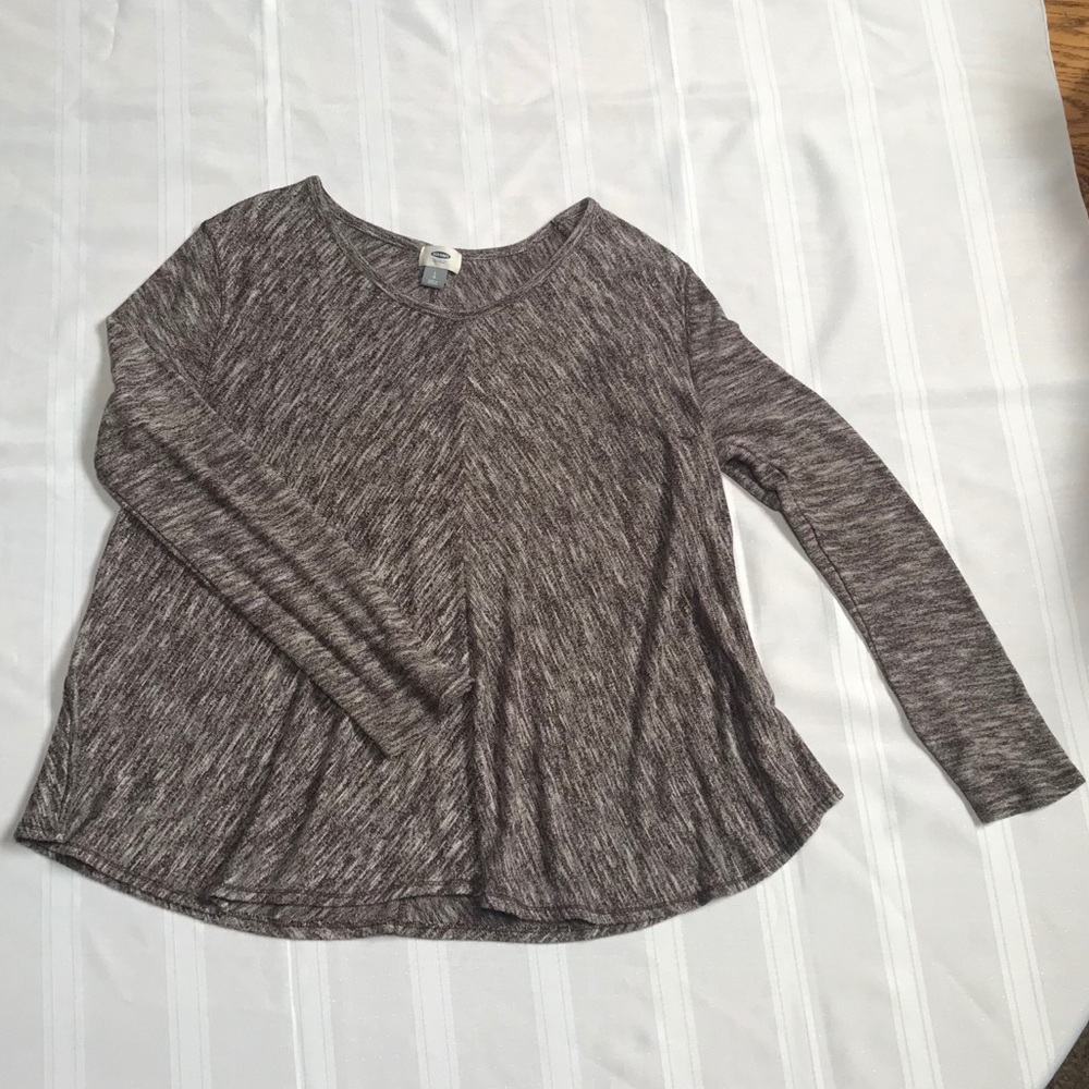 Purple Heather Old Navy Long Sleeve Sweater Sz L